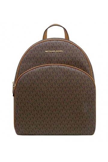 MICHAEL Michael Kors Abbey Jet Set Large Leather Backpack Brown 2020 