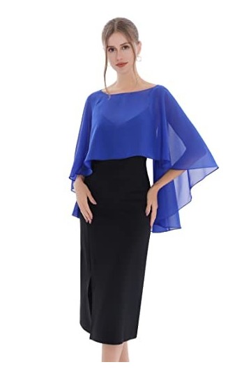 Zafala - Châle - Femme - Bleu - Taille unique
