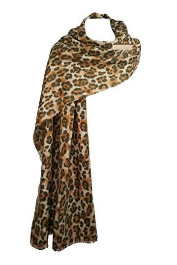 GFM® Imprimé léopard, Châle style couverture douce LPDSCF-401-KEK 