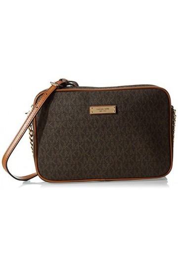 Michael Kors Jet Set Item, Cartables femme, Brown, 5x16.5x24 cm W x H L 
