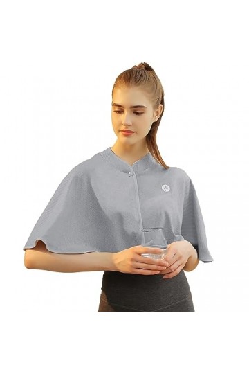 SJTJSPX Cape Dépaule Chaude en Mince Peluche Chauffe-épaule Hiver Automne Coussin Thermique Châle de Protège épaule de Perso