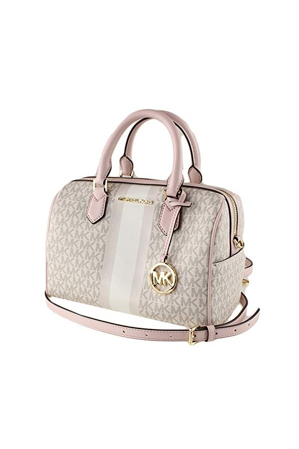 Michael Kors Bedford Cross Body Satchel vanila multi 