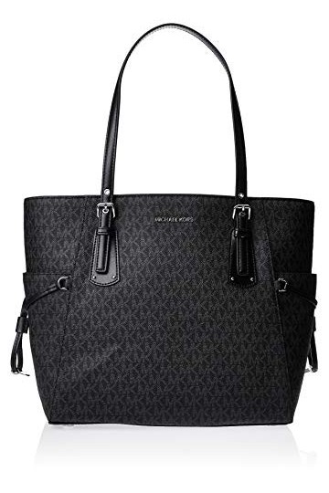 Michael Kors Womens Voyager, Schwarze Signatur, Einheitsgröße