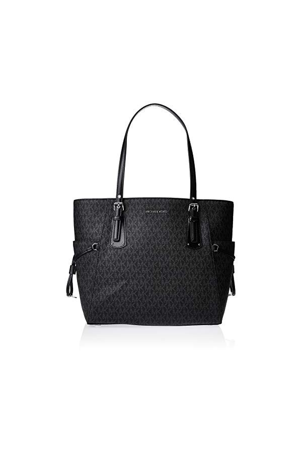 Michael Kors Womens Voyager, Schwarze Signatur, Einheitsgröße