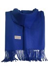 GFM Châle en cachemire mélangé pour lautomne et lhiver - bleu Roi - BTQUE-CRTNL 