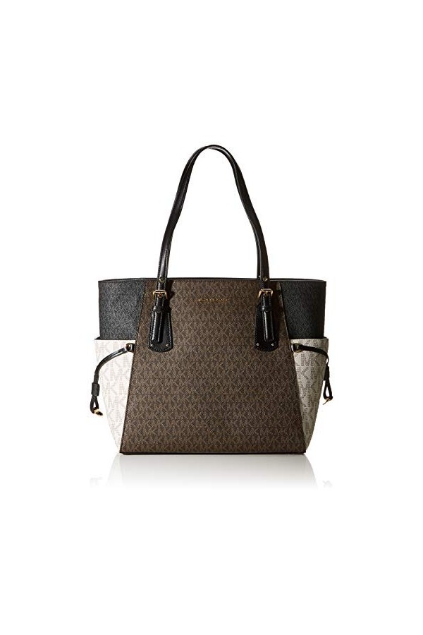 Michael Kors Sac à bandoulière Voyager pour femme - Taille S - - Brown Multi, Small