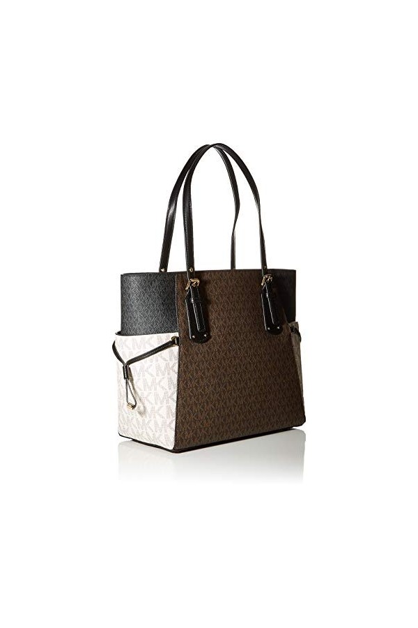 Michael Kors Sac à bandoulière Voyager pour femme - Taille S - - Brown Multi, Small