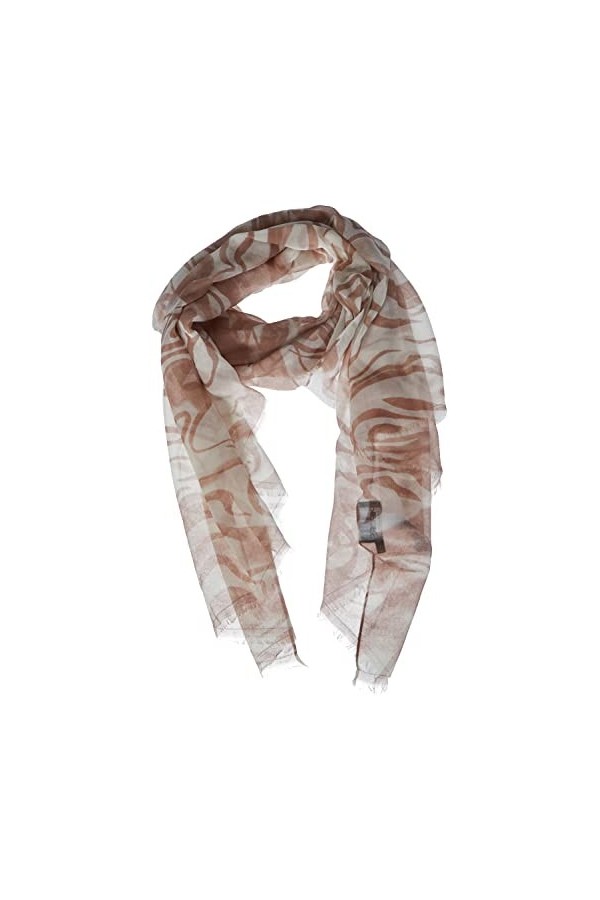 Pieces PCHENRI Long Scarf Box Écharpe, Misty Rose/AOP:Wild Lines, Taille Unique Femme