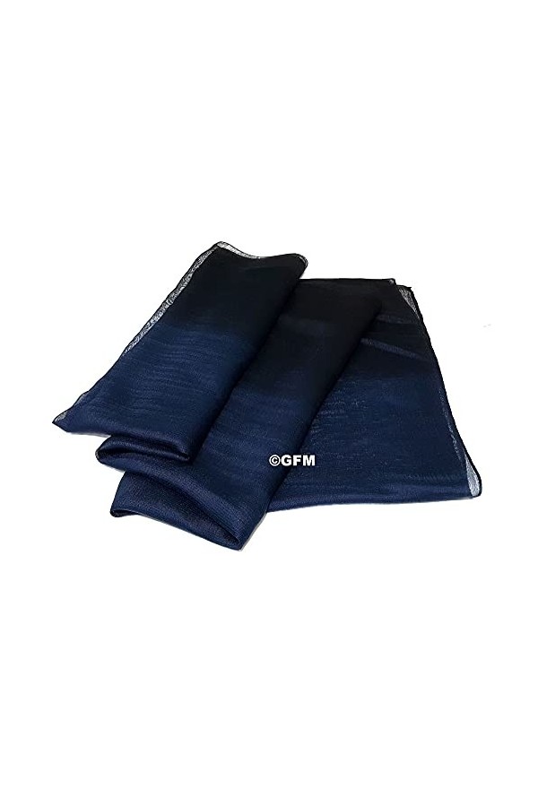 GFM® Deux tons Châle foulard en soie pour demoiselles dhonneur mariage de soirée - Dmsyslk-GHNLKL 