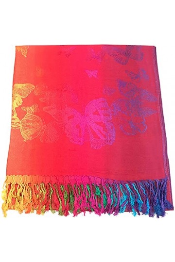 CJ Apparel Orange Châle écharpe étole Wrap Châles Pashminas Nouvelle