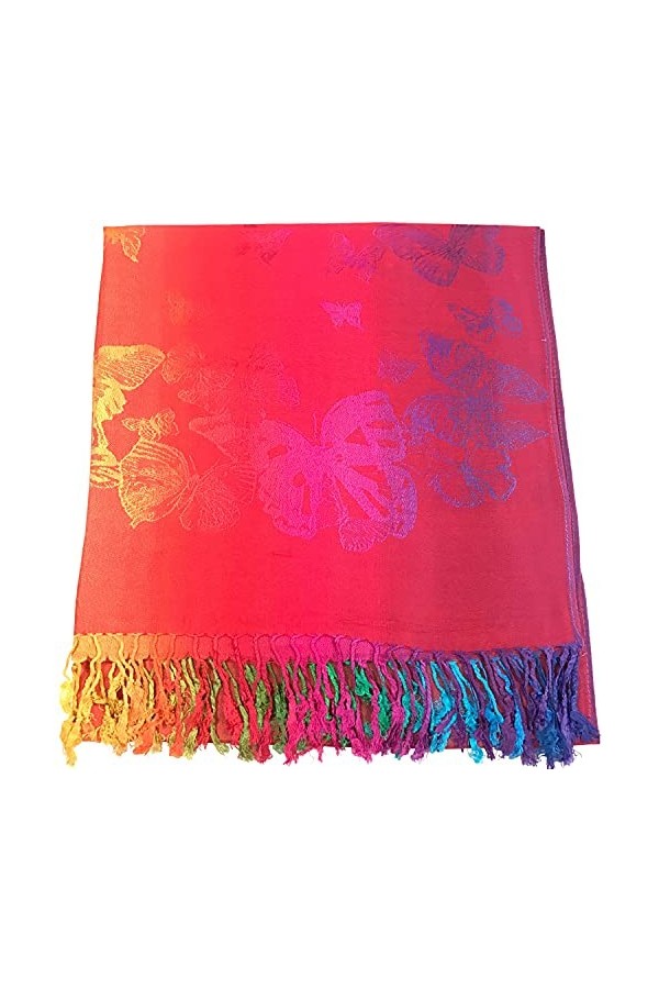 CJ Apparel Orange Châle écharpe étole Wrap Châles Pashminas Nouvelle