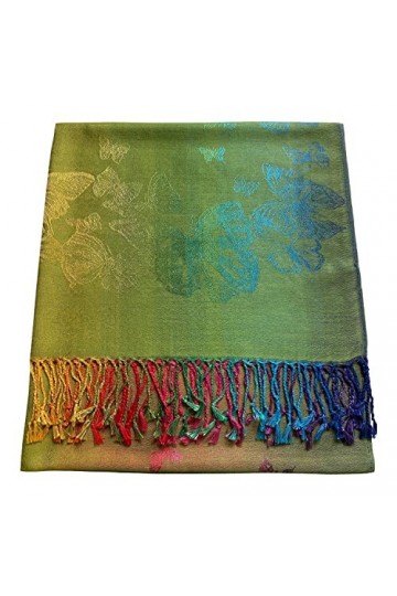 CJ Apparel Vert Châle écharpe étole Wrap Châles Pashminas Nouvelle