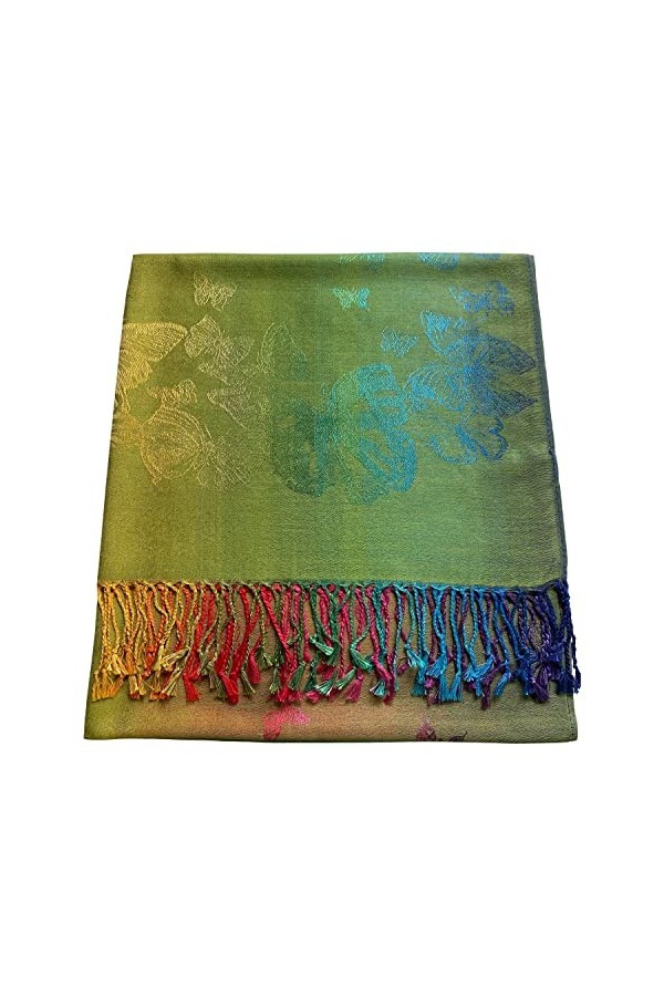 CJ Apparel Vert Châle écharpe étole Wrap Châles Pashminas Nouvelle