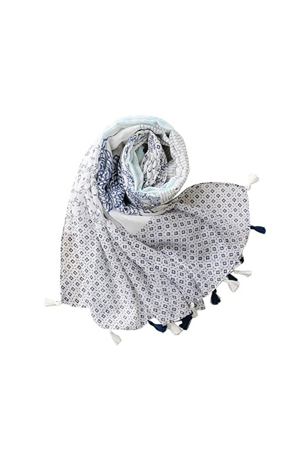 FAIRYGATE Étole Châle de Femme Mariage Soirée Foulard Écharpe Scarf Légère Grande Taille Bikini Cover Up Plage 8024