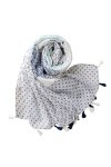 FAIRYGATE Étole Châle de Femme Mariage Soirée Foulard Écharpe Scarf Légère Grande Taille Bikini Cover Up Plage 8024
