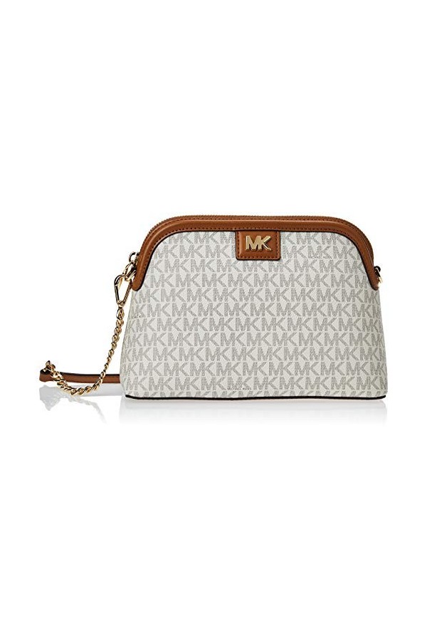 Michael Michael Kors, Large Logo Dome Crossbody Bag, Natural
