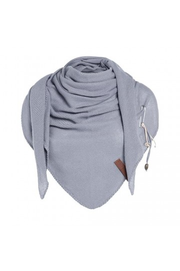 Knit Factory - Lola Châle - Steel - 190x85 cm