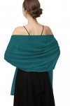 Écharpe châle en mousseline de soie douce pour femme - Vert - longueur 201 cm * largeur 48 cm 