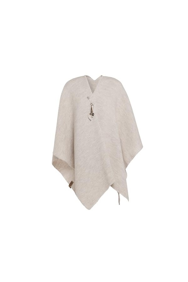 Knit Factory - Jazz Poncho réversible - Aubergine - One Size