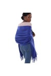 PIOYMEYA Echarpe Chale Ivoire Écharpe Châles Femme Hiver Chaud Grosse Echarpes Foulards Pashmina Etole Mariage