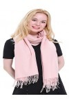 CJ Apparel Bébé Rose Épaisse Solide Couleur Unie Conception Népalaise Châle écharpe étole Wrap Châles Pashminas Nouvelle