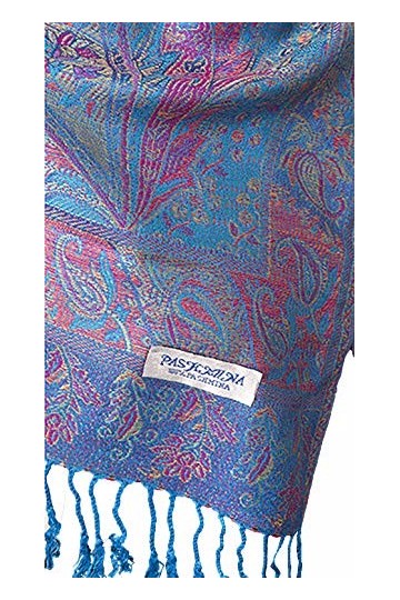 Foulard Femme Écharpes Hiver Chaud Mesdames Paisley Wrap Écharpes Mariage Soirée Châle Long Doux