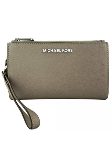 Michael Kors Femme, , HANDBAG, wristlet handbags Gris Perle, M