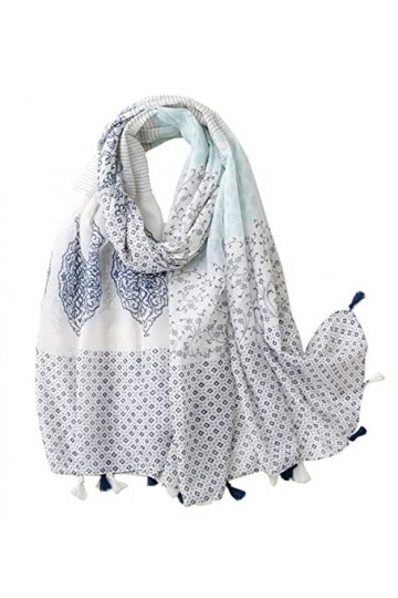 FAIRYGATE Étole Châle de Femme Mariage Soirée Foulard Écharpe Scarf Légère Grande Taille Bikini Cover Up Plage 8024