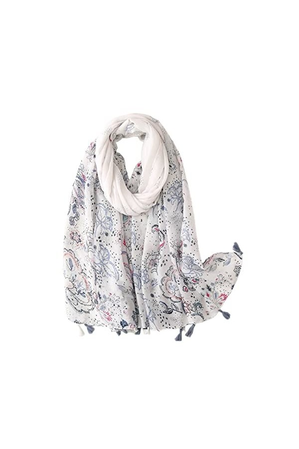 FAIRYGATE Étole Châle de Femme Mariage Soirée Foulard Écharpe Scarf Légère Grande Taille Bikini Cover Up Plage 69013