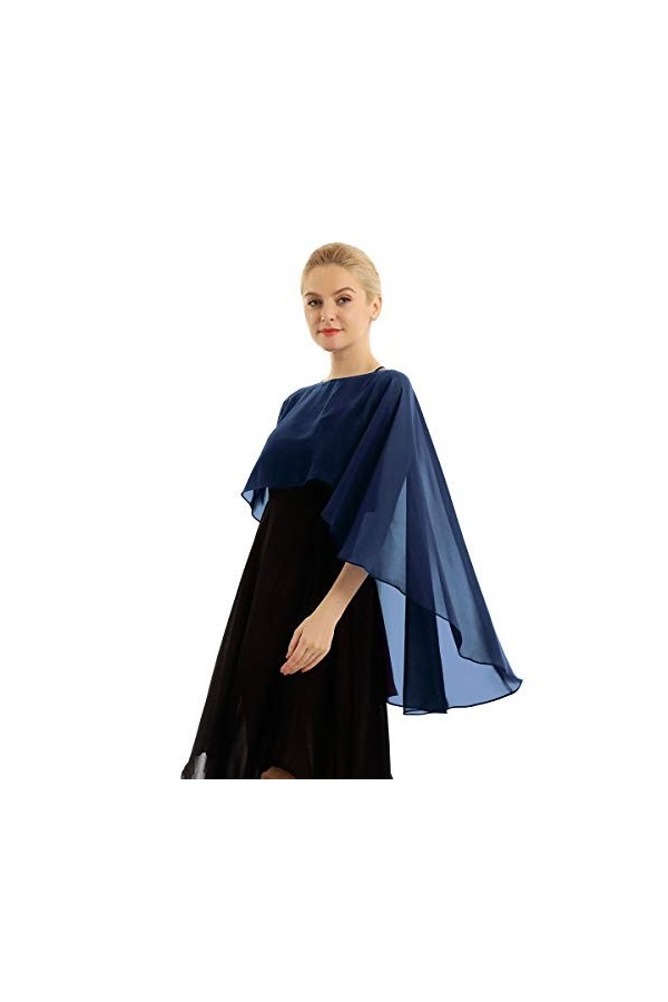 IEFIEL Étole Femme Châle Foulard écharpe Mariage élégante Pashmina pour Tenue Robes Soirée Mariée Gala Cape Cache-Maillots de