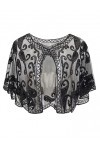 BABEYOND Châle Vintage des Années 1920s pour Femme Cape de Flapper pour Mariage Accessoires Charleston 20s Boléro Style Gatsb