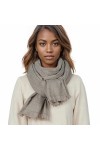 PIOYMEYA Echarpe Chale Crème Femme Hiver Grosse Écharpe Foulards Pashmina Etole Mariage
