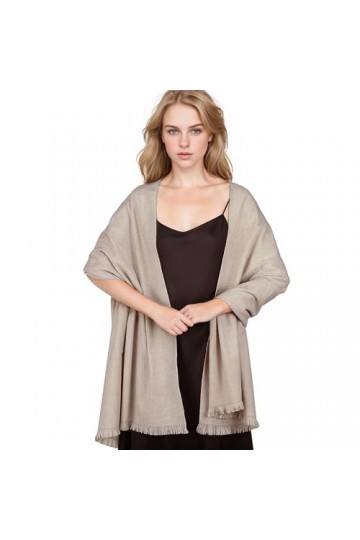 SWAT PANY Pashmina Châles et Châles pour Robes de Soirée Crème Châle de Mariage Écharpe Hiver Grand Châle Doux pour Femmes