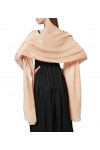 Xinlong Etoles Femme Elégant Satin Echarpe Châles Foulards Légère pour Mariages Mariée Bridemaids Cocktail Soirée Cérémonies 