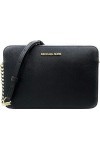 Michael Kors Jet Set Sac à bandoulière pour femme, noir/or