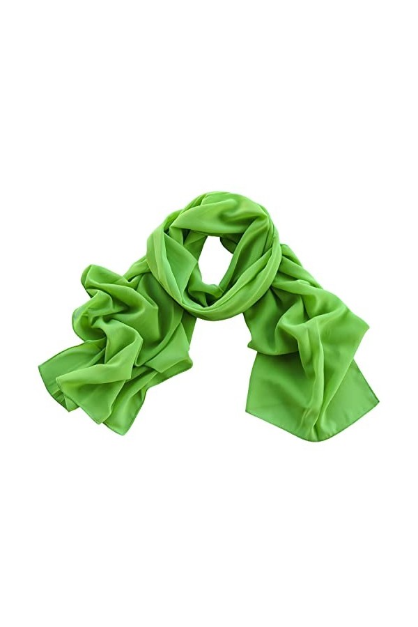 Dolce Abbraccio Foulard châle pour femme en mousseline de soie pour printemps, été, toute lannée Bordeaux