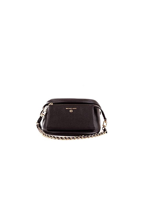 Michael Kors Nomad, Sac dépaule Womens, Black, smalle