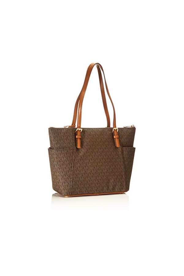 Michael Kors EW TZ Tote, Bag Women, Brown/Acorn, Taille Unique
