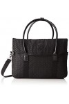 Kipling SUPERWORKER, Sac Dordinateur 15 Pouces avec Bandoulière Détachable, 41 cm, 18.5 L, Noir Poivré