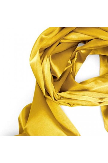 Bolerose Etole Châle Wrap en satin pour mariage, bal de promo, soirée Or, Taille unique 