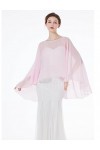 BEAUTELICATE Châle Étole En Mousseline de Soie Léger Cape Poncho Ample De Mariage D’été Soirée Femme Mariée Demoiselle dhonn