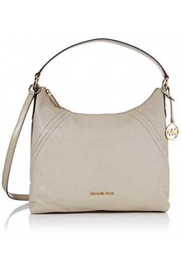 Michael Kors Aria LG SHLDR, L - Beige - Sable clair, Large