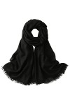Écharpe longue en viscose pour homme et femme,Protection solaire,Grande plage,Foulard à franges,Super doux,Confortable pour l