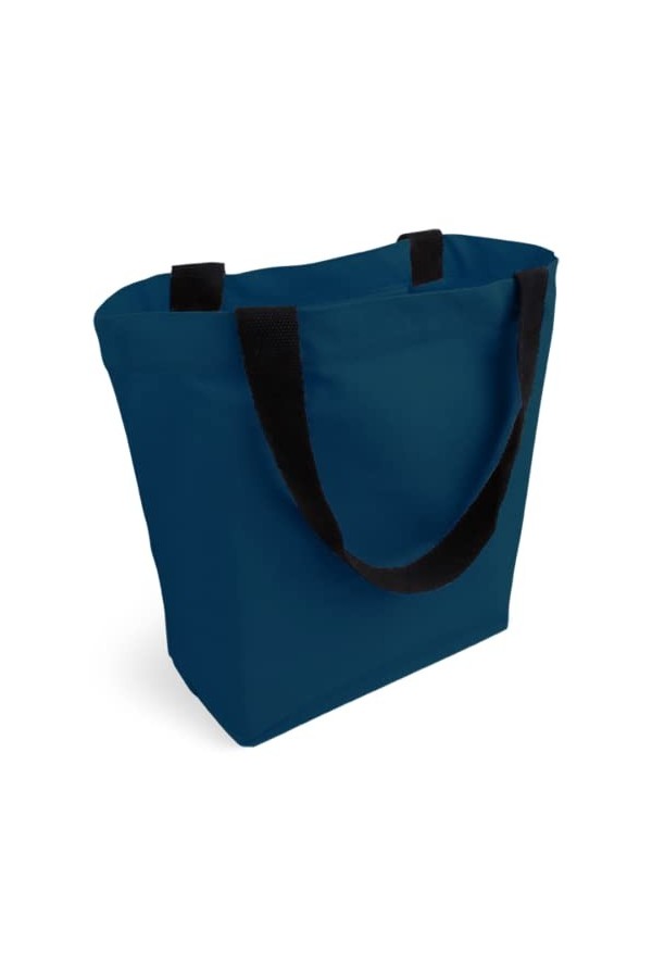 Cottonbagjoe Sac de transport élégant et spacieux - Avec poche intérieure, fermeture éclair et grand fond - Sac en coton - Sa