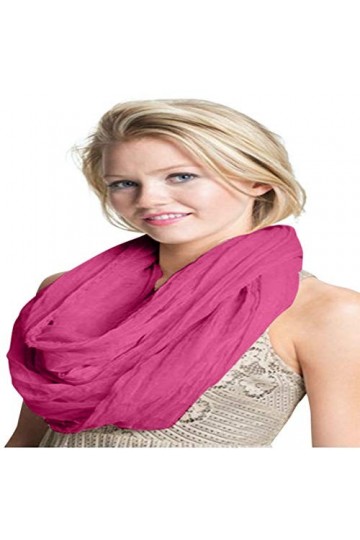 CJ Apparel Fuchsia Rose Mobius Infinity Scarf Secondes Snood Cowl Tube circulaire Eternity Châle Pashmina NOUVEAU