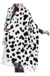Foulard imprimé chien dalmatien pour femme, imitation cachemire, écharpe pour garder au chaud, confortable et doux, écharpe a