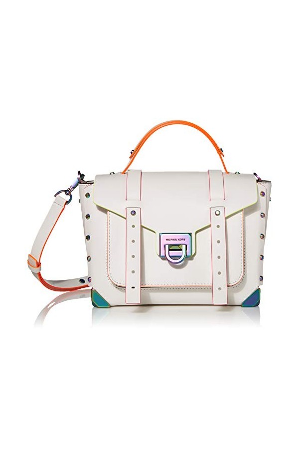 Michael Kors 30T9TNCS6L-085, Sac de soirée Femme, Blanc Optique