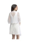 Basic Sense Châle métallique – Châle étincelant pour soirée et mariage pour femme, doré, taille unique
