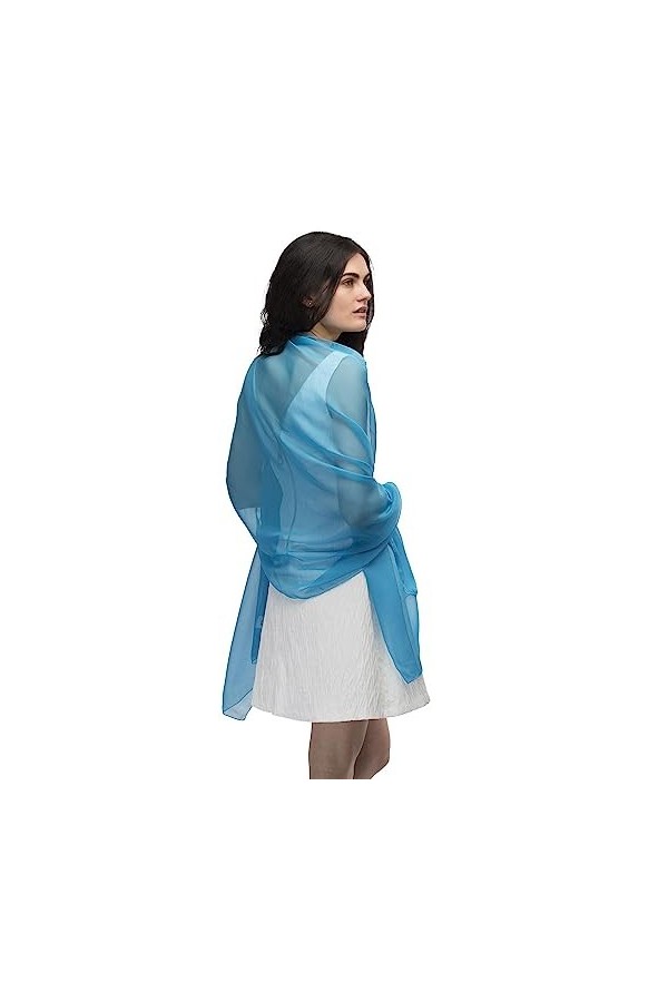 Cloud9Basic - Châle - Femme - turquoise - taille unique