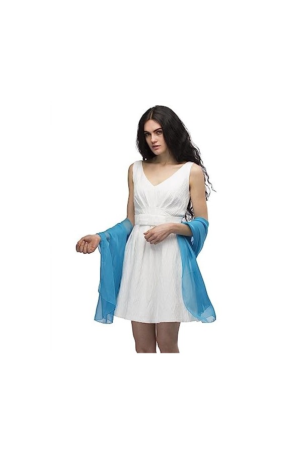 Cloud9Basic - Châle - Femme - turquoise - taille unique